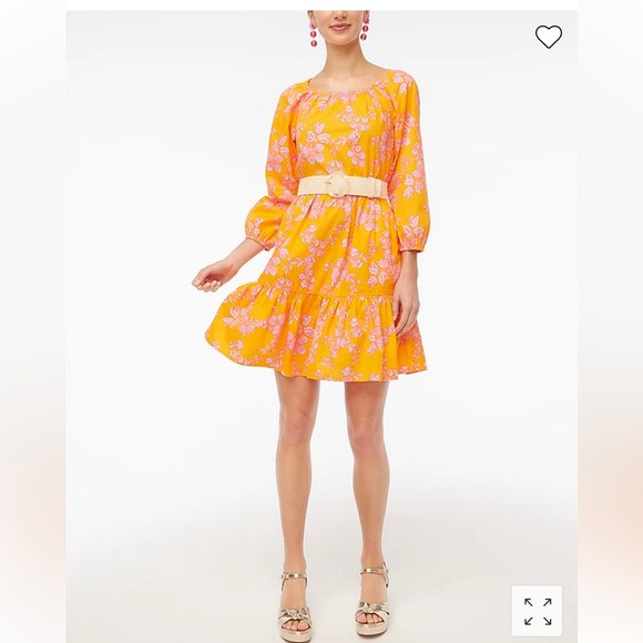 J. Crew Dresses & Skirts - ⭐️NWT J. Crew Scoop Neck Floral Mini Dress⭐️